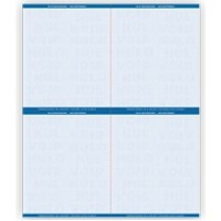 Laser Rx Paper Forms w/ Horizontal & Vertical Perforation & Black Imprint
