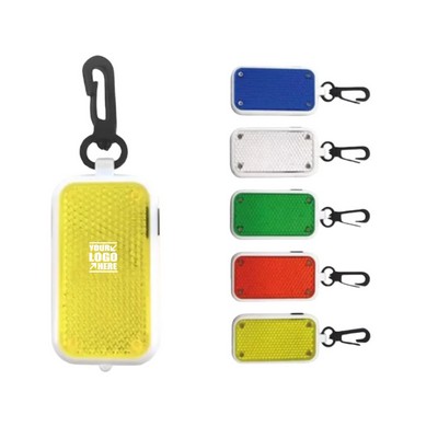 Night Warning Safety LED Reflective Keychain
