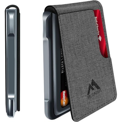 Mens Wallet Tactical Bifold Wallets for Men Metal RFID Blocking Aluminum Money Cards Holder Gifts