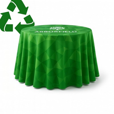 Eco-Poly 90" Round Table Cover Throw