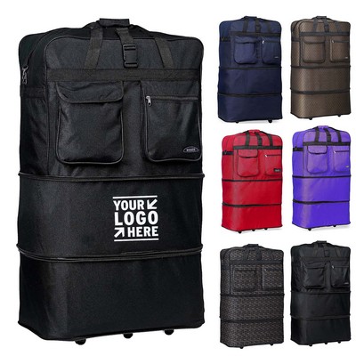 600D Polyester Large Capacity Expandable Foldable Luggage Duffle Bag