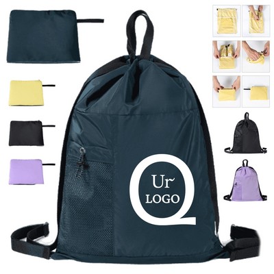 14.17X18.11" Terylene Drawstring Backpack