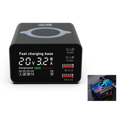 Wireless Charger w/LCD Display