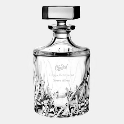 23.6 Oz. Crystalite Wicker Decanter