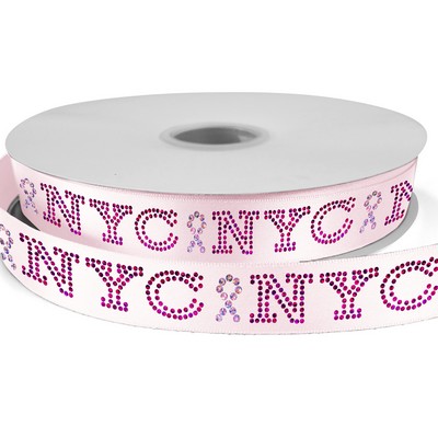 7/8" Bridal Satin Ribbon - 25yd Roll - Sparkle