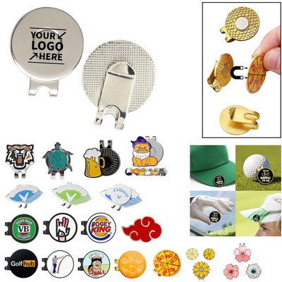 Golf Ball Marker With Golf Hat Clip