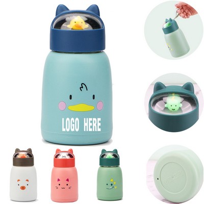 Cartoon Big-belly Insulated Double-layer Glass Cup