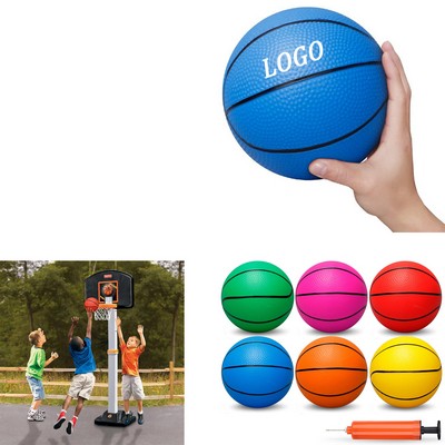 6" Mini Inflatable Basketball For Kids