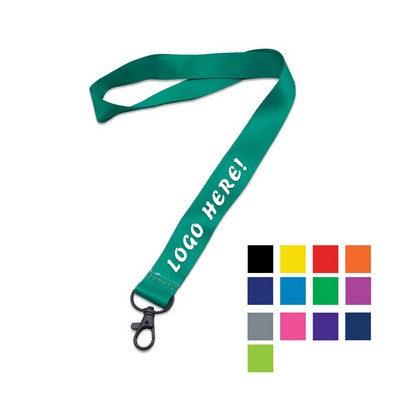 Custom 1" Polyester Lanyard w/ Lobster Claw