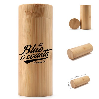 Bamboo Sunglasses Cylinder Case