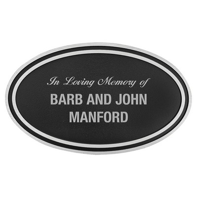Cast Aluminum Sign with Aluminum with Rod
