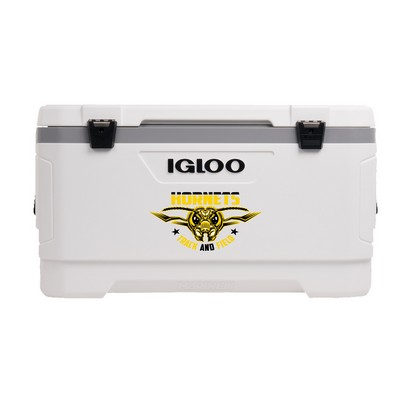 100 QT. Igloo® Latitude Marine Ultra Cooler (White/Moonscape Gray)