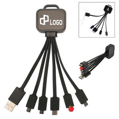 5-In1 Led Light High Speed Usb Charging Cable
