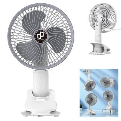 Usb Rechargable Clip Small Fan