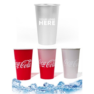 15 Oz. Cold Sensitive Color Changing Aluminum Cup