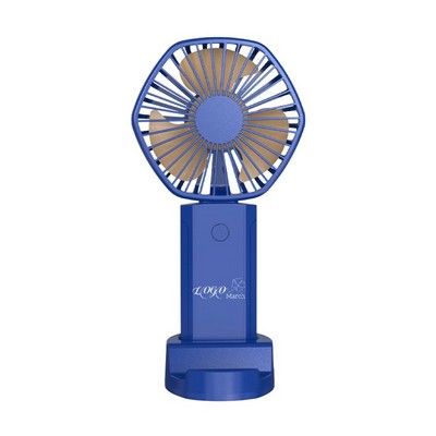Mini Rechargeable Plastic Desktop Buckle Fan