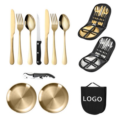 Stainless Steel Outdoor Camping Mess Kit