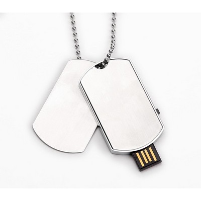 512 MB Dog Tag USB Flash Drive