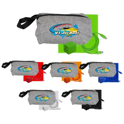 Travel A+C to C Cable, Wall & Cloth Set