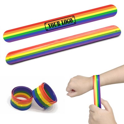 Multicolor Silicone Slap Bracelet