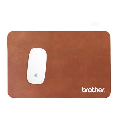 8" x 12" 2mm Thik Leather Cork Mouse Pad