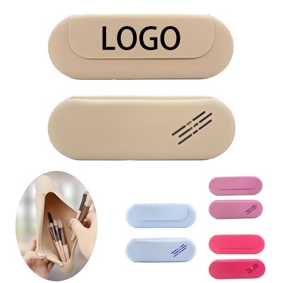 Portable Silicone Beauty Tool Storage Bag And Makeup Bag