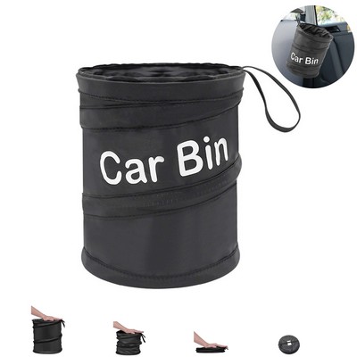 Foldable Car Garbage Trash Bin