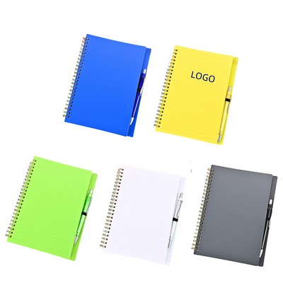 A5 Matte Cover Spiral Notebook