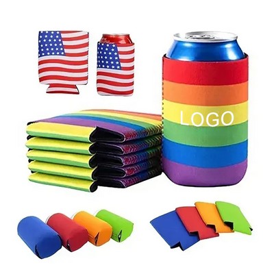 12oz Neoprene Full Color Can Cooler Holder