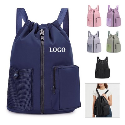 Water Resistant Drawstring Backpack