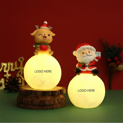 Trendy Christmas Mini Figurine Night Lights
