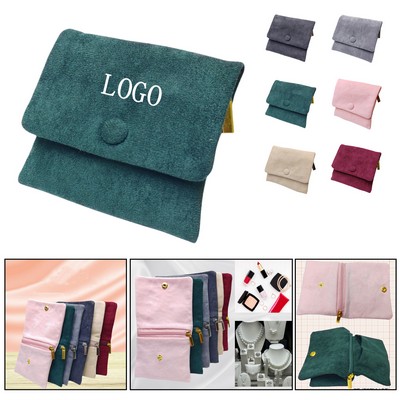 Soft Velvet-Like Jewelry Bag