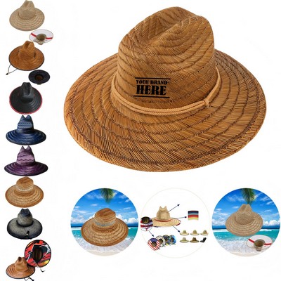 Dyed Straw Hat