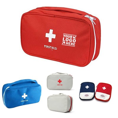 Home Outdoor Travel First Aid Kit Bag Mini Empty Medical Storage Pouch