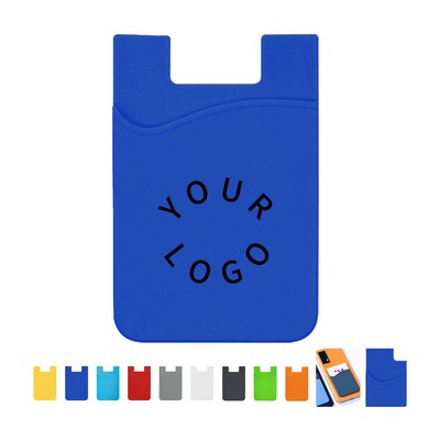 Dual-Pocket Silicone Phone Wallet (Full Color)