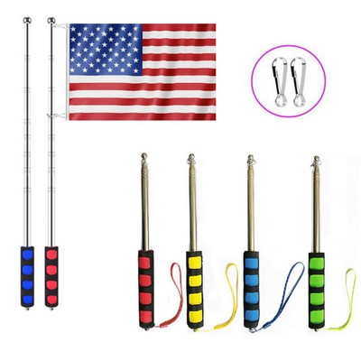 Retractable Handheld Flag