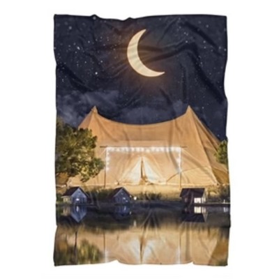 Sublimated 270GSM Silky Touch Fleece Blanket- 60" X 80" - USA Printed