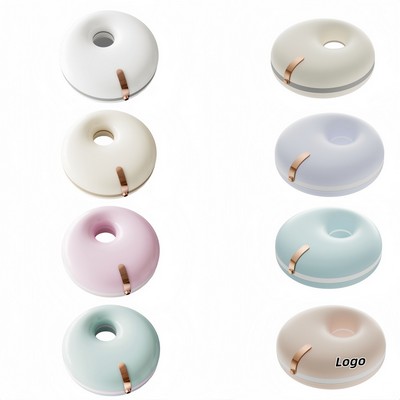 Donut Shaped Portable Orthodontic Retainer Storage Case for Kids
