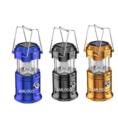 Solar-Powered All-in-One Camping Lantern