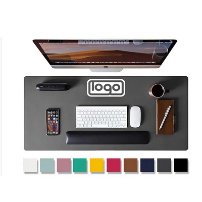 31.5" X 15.7" Leather Desk Mouse Pad