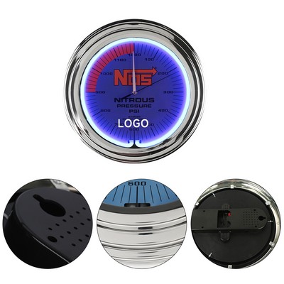 Neon Wall Clock