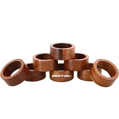 Artisanal Acacia Wood Napkin Holders