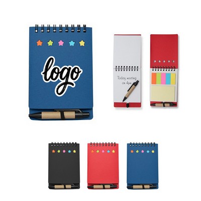 Mini Sticky Note Pad with Pen
