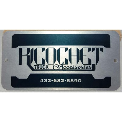 Aluminum Sign or ID Plate