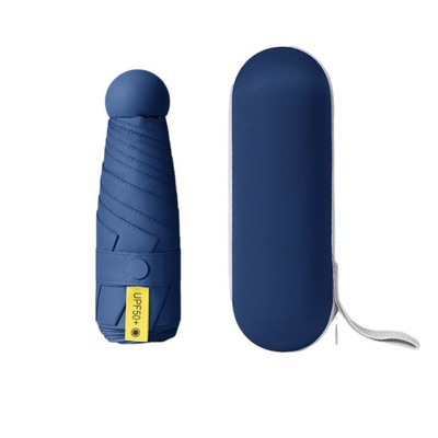 Small Uv Protection Travel Umbrella Compact For Rain And Sun