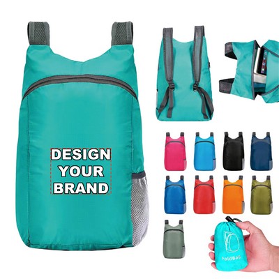 Foldable Lightweight Waterproof Daypack – Water-Resistant Travel & Gym Carry-On