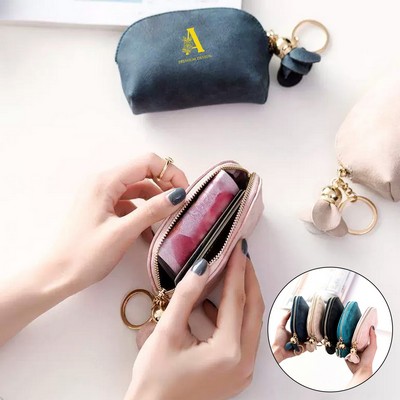 PU Leather Wallet Card Key Holder Coin Purse