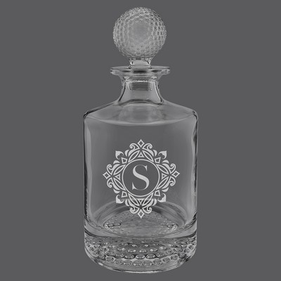 Polar Camel 850mL Round Golf Glass Decanter