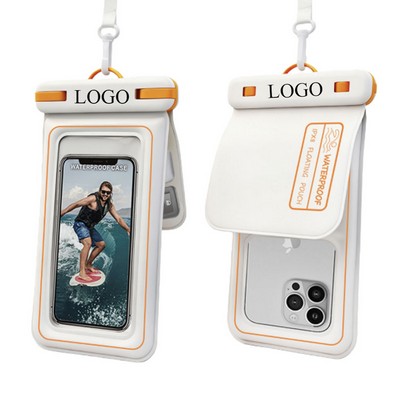 Floating Waterproof Touchscreen Sponge Double Pocket Pvc Phone Pouch
