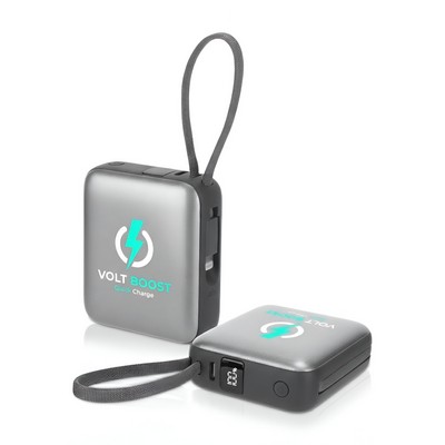 Cirtek® 10,000mAh Dual-Cable Pocket Power